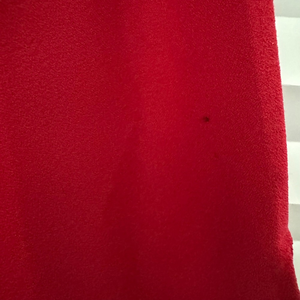 Susan Graver Red Button Front Tunic Top Mandarin Collar 3/4 Sleeve Womens XL‎ - Picture 8 of 10